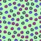 Floral seamless pattern.Â Hand painted daisy plum.